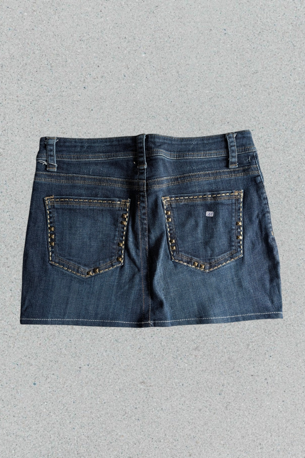 Vintage Lee Y2K Jeans-Minirock mit Stickerei-Gesäßtaschen 🌟 Size M