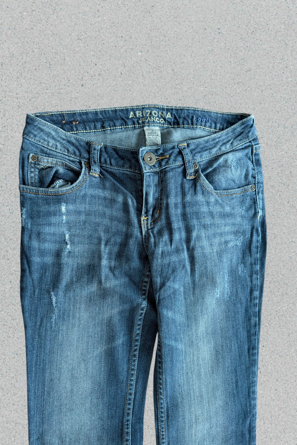 Vintage Japan Style Jeans | Flared Bootcut Y2K | Seltene Waschung