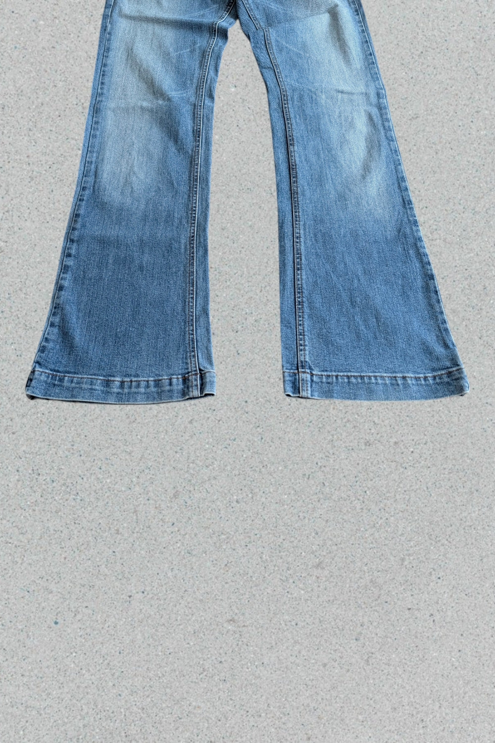 Vintage Japan Style Flared Jeans | Y2K Bootcut Rare Wash