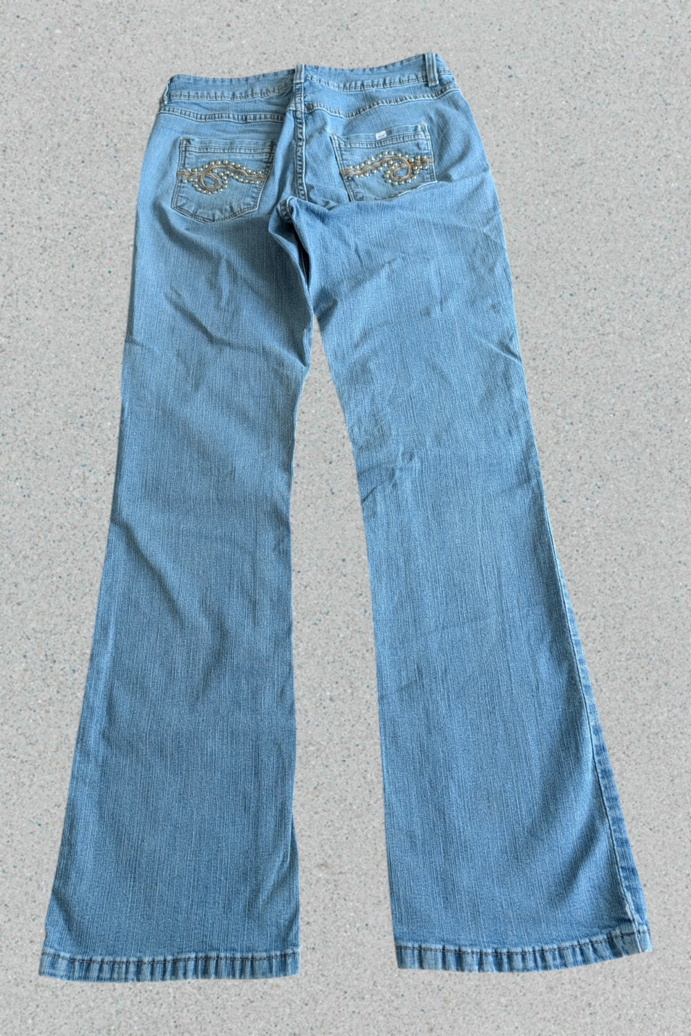 Riders by Lee Y2K Flared Jeans ✦ Vintage Bootcut mit verzierten Gesäßtaschen