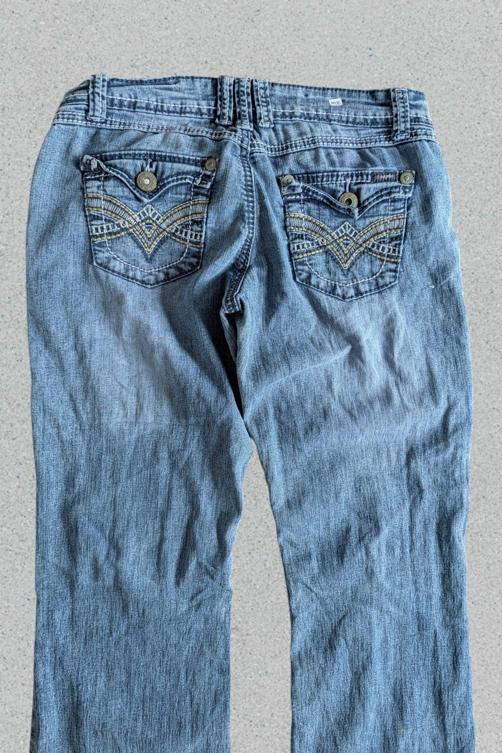 Vintage Schlagjeans Damen • Y2K Flare Jeans Blau • Retro Bootcut