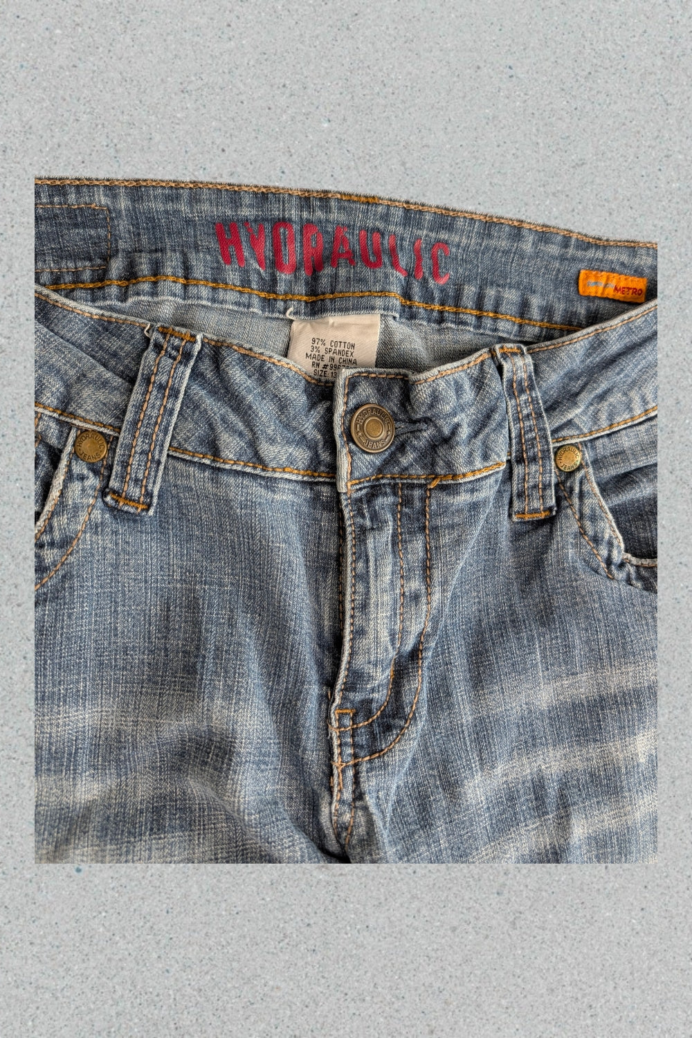 Citizens of Humanity Bootcut Jeans Hellblau Vintage Y2K Designer Denim