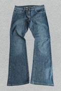 Bootcut Jeans mit Nieten-Details • Y2K Vintage Style • Damen