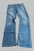Vanity Jeans Damen - klassische blaue Straight Leg Denim Hose