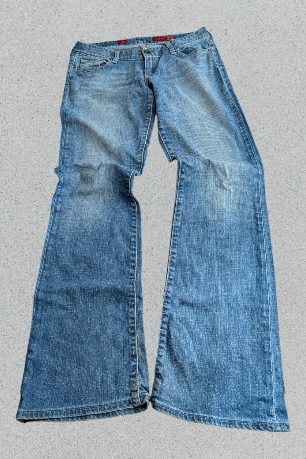 Vanity Jeans Damen - klassische blaue Straight Leg Denim Hose