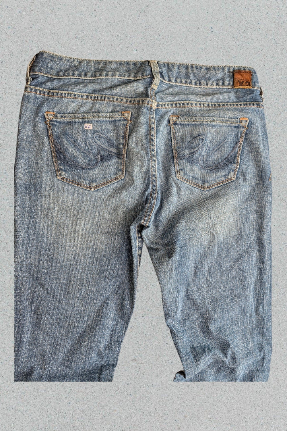 Vanity Jeans Damen - klassische blaue Straight Leg Denim Hose