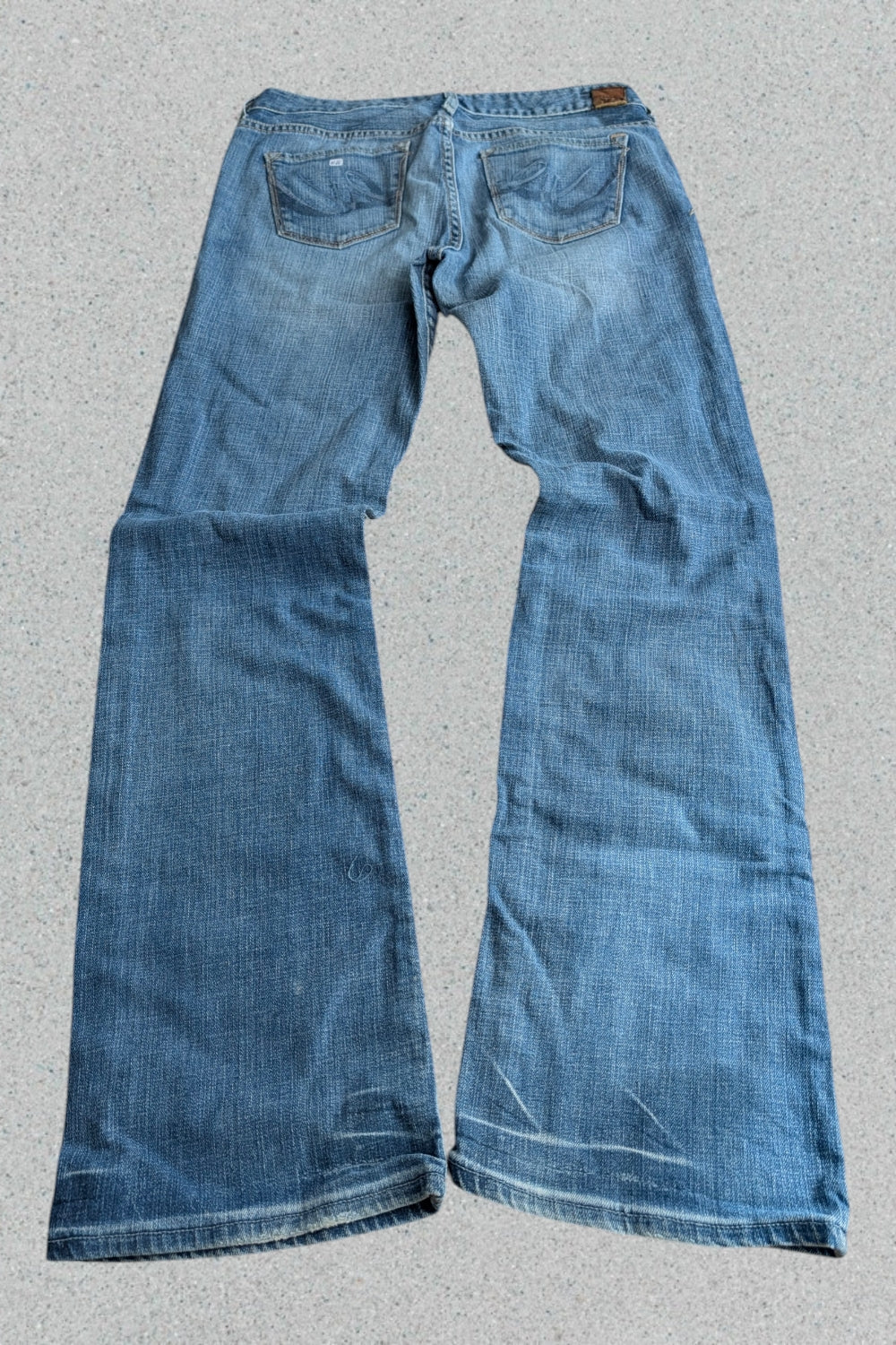Vanity Jeans Damen - klassische blaue Straight Leg Denim Hose