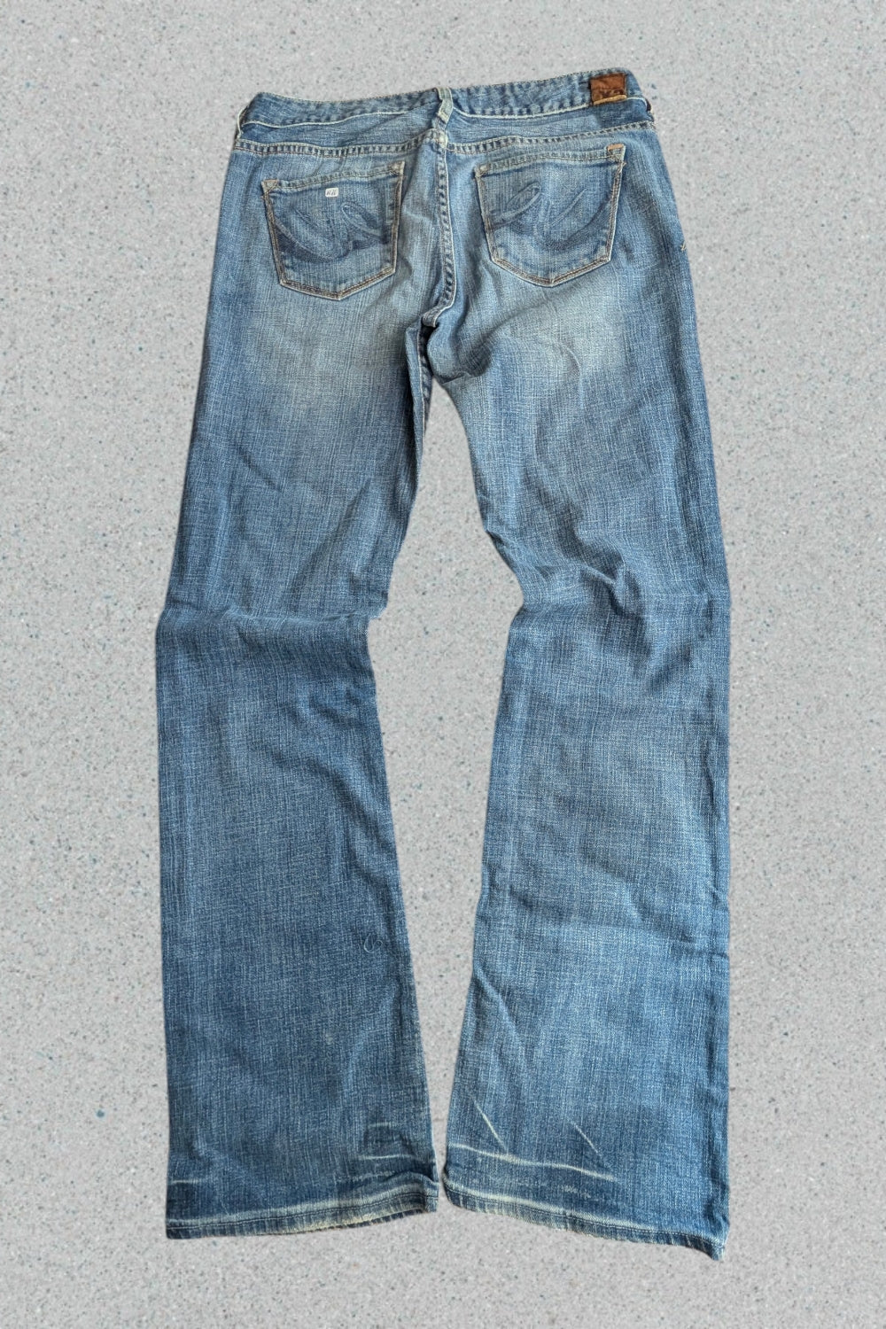 Vanity Jeans Damen - klassische blaue Straight Leg Denim Hose