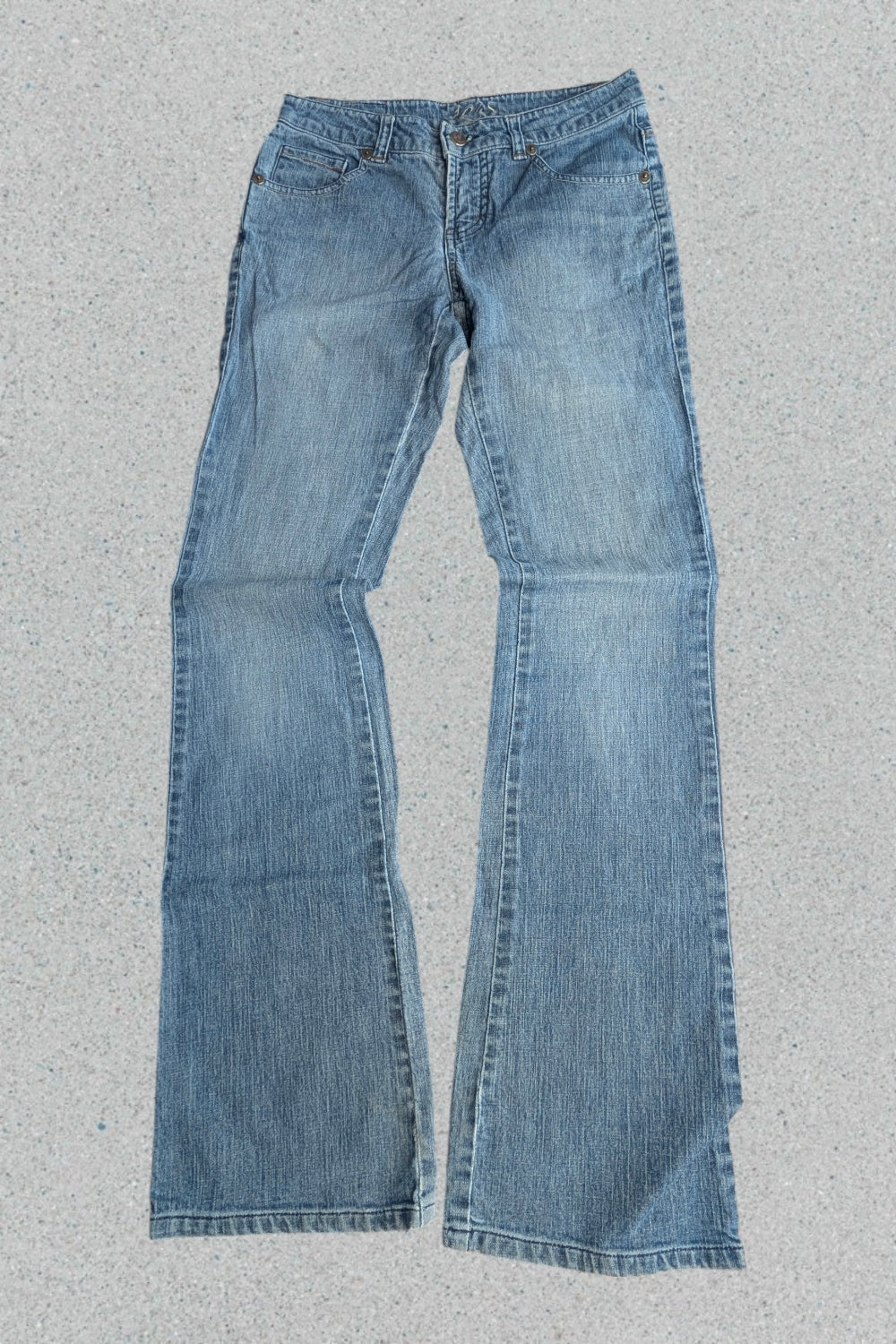 Hellblaue Bootcut-Jeans • Y2K Vintage Style • Denim Schlagjeans