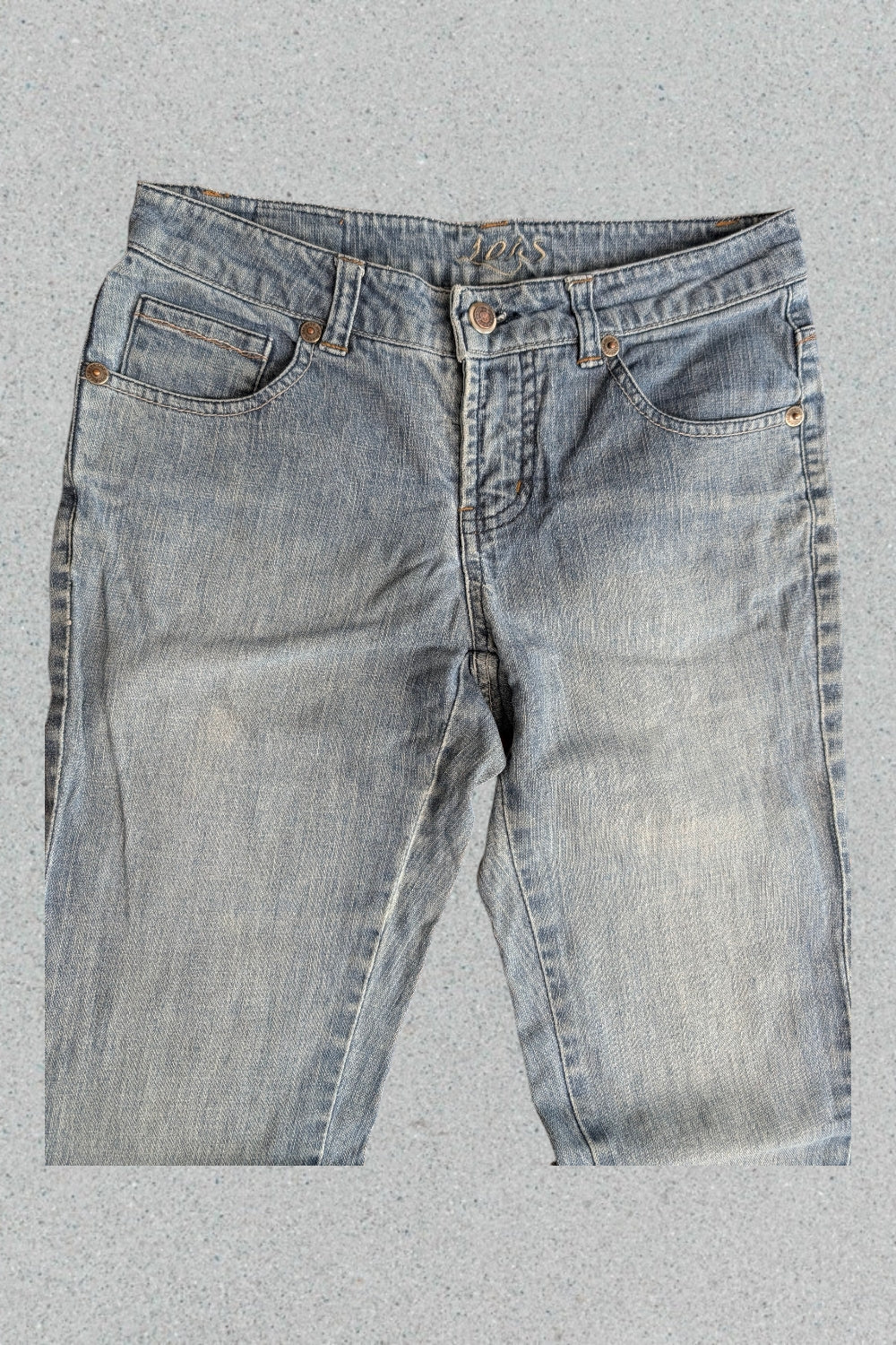 Hellblaue Bootcut-Jeans • Y2K Vintage Style • Denim Schlagjeans