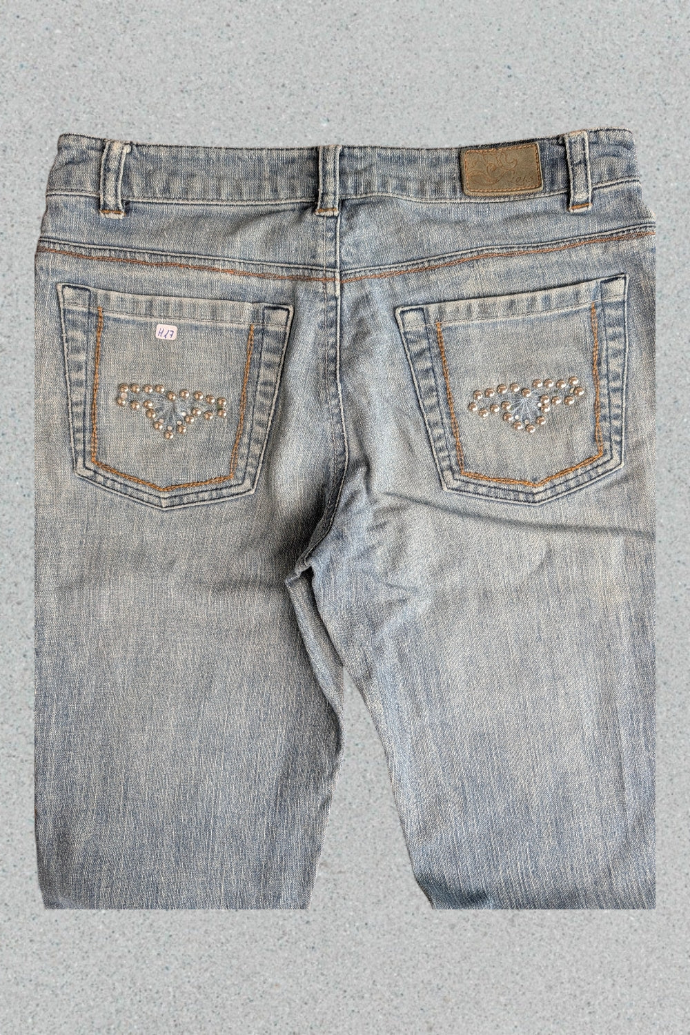 Hellblaue Bootcut-Jeans • Y2K Vintage Style • Denim Schlagjeans